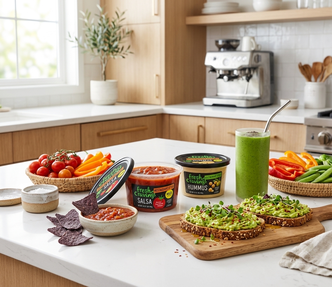 Fresh Cravings healthy morning spread