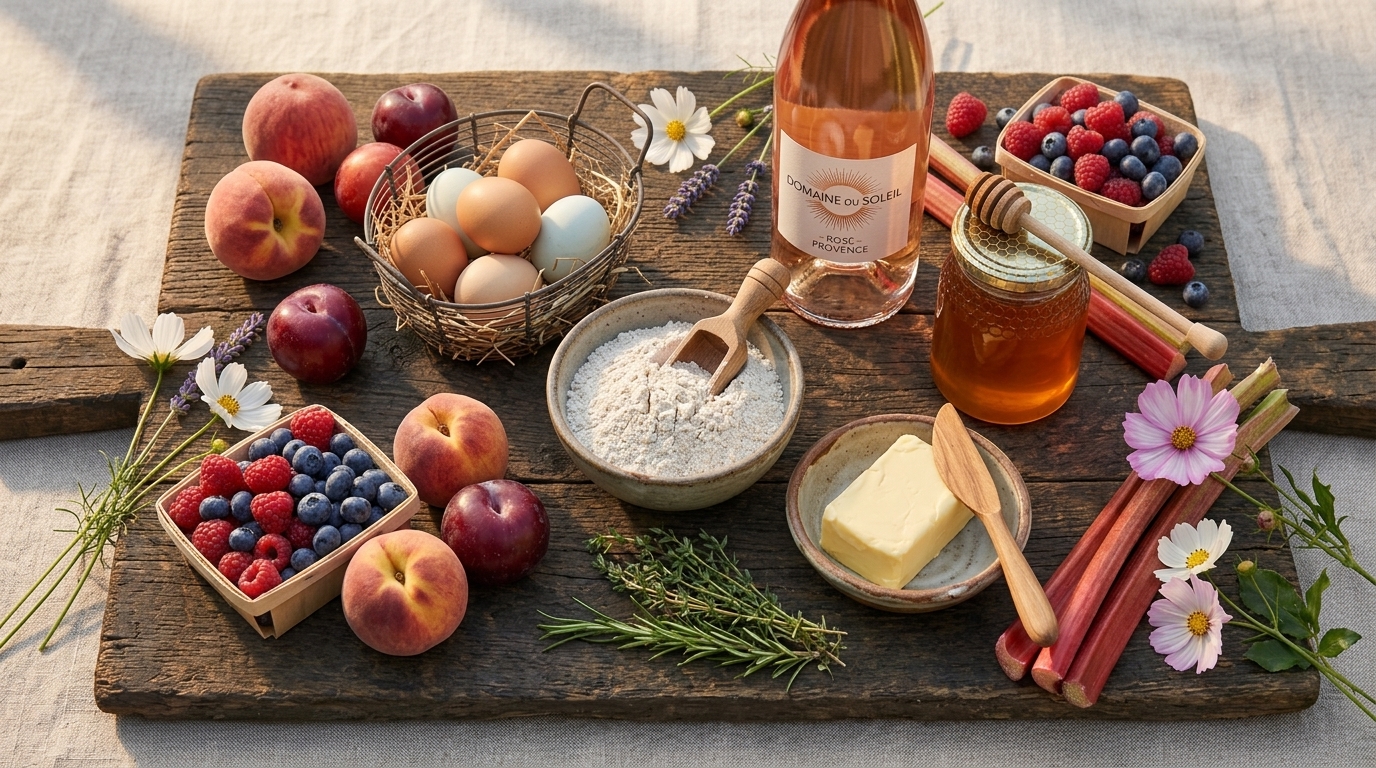 Farm-to-table ingredient spread