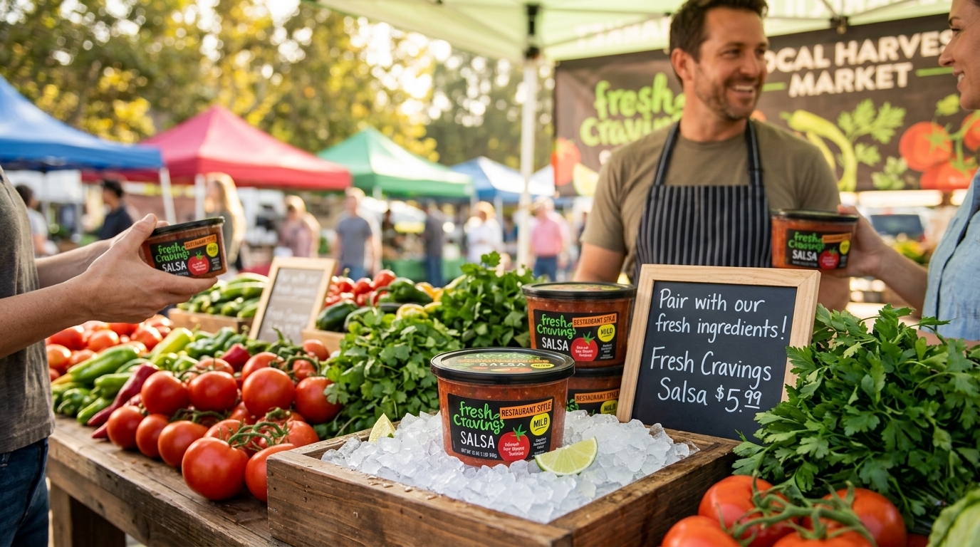 Fresh Cravings at farmers market