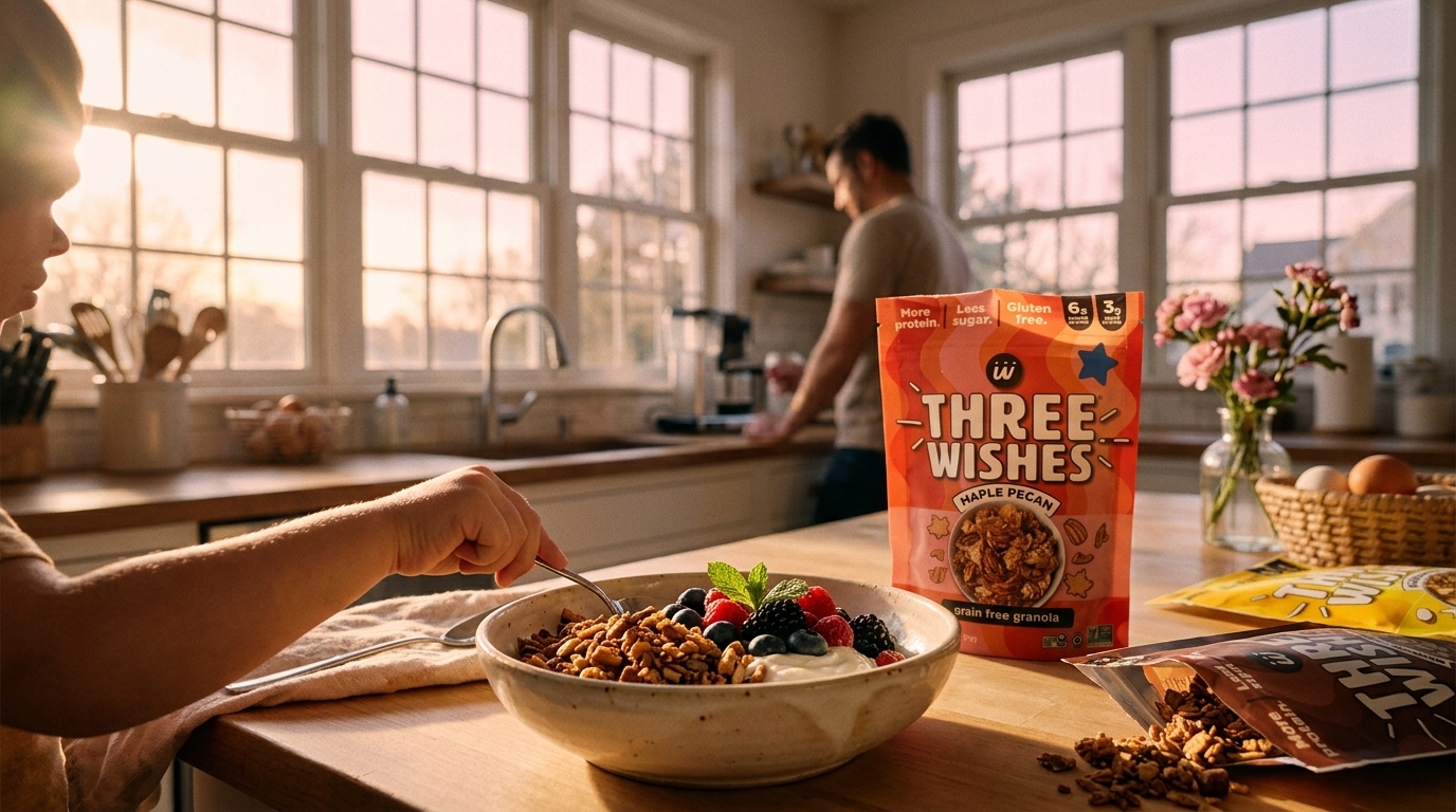 Family kitchen sunrise